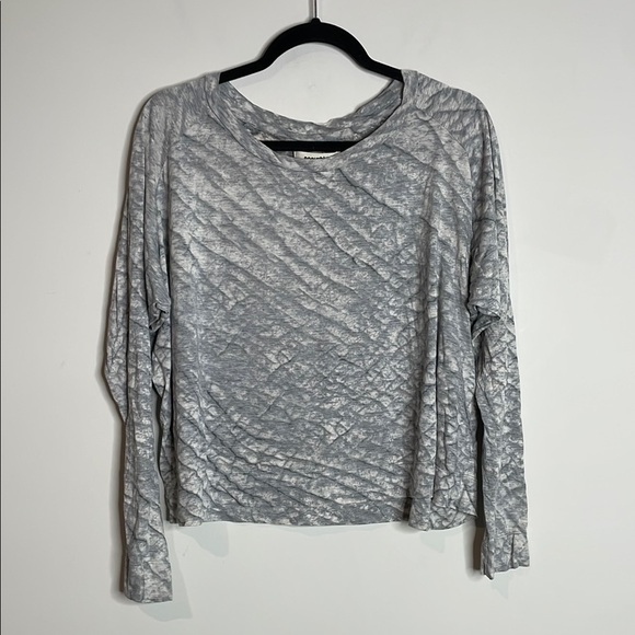 Nanushka | Women’s Grey Printed Wide Neck Top Size Small - Picture 1 of 6